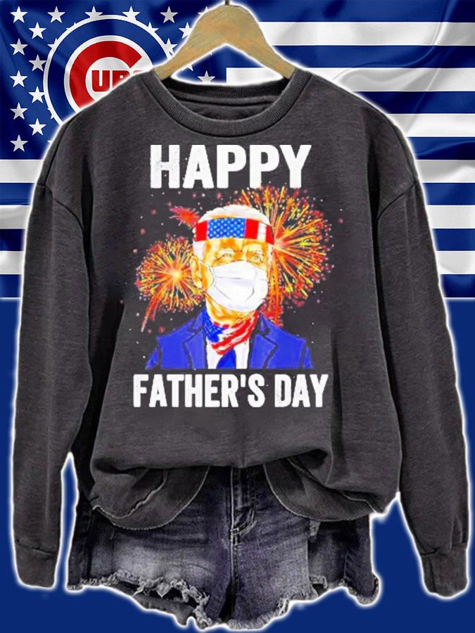 Joe Biden Happy Father's Day American Flag Shirt sweatshirt