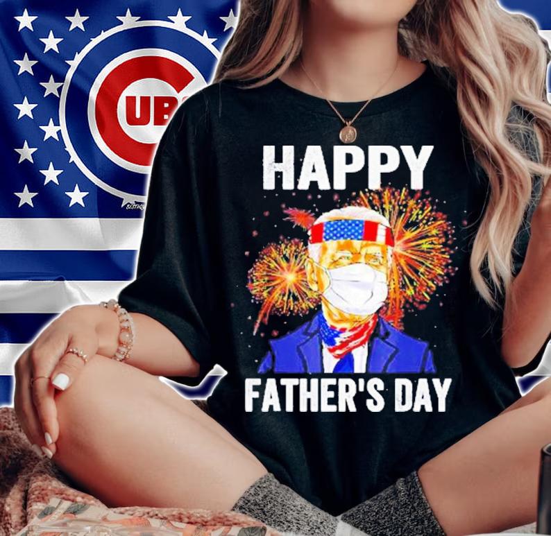Joe Biden Happy Father's Day American Flag Shirt woman shirt