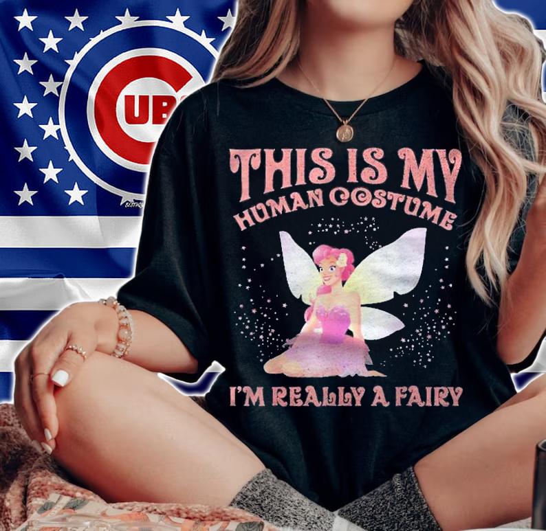 Kids Fairy Party Human Costume Im Really A Fairy Shirt woman shirt