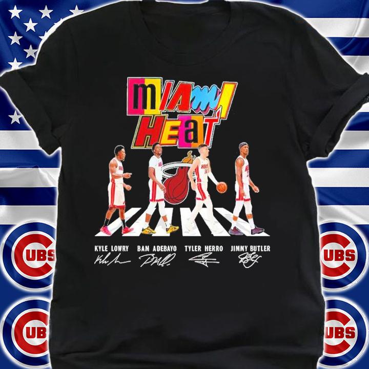 Miami Heat Abbey Road signatures shirt shirt