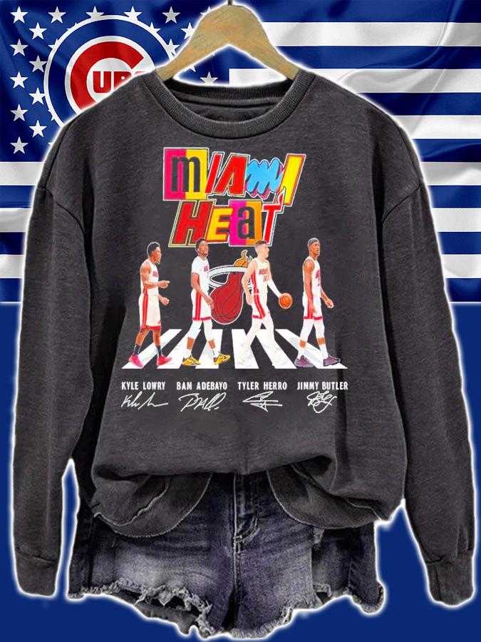 Miami Heat Abbey Road signatures shirt sweatshirt