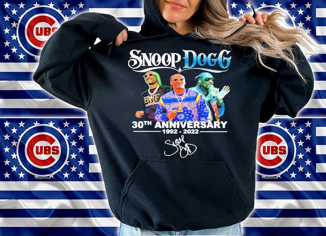 Snoop Dogg 30th Anniversary 1992-2022 Signatures Shirt