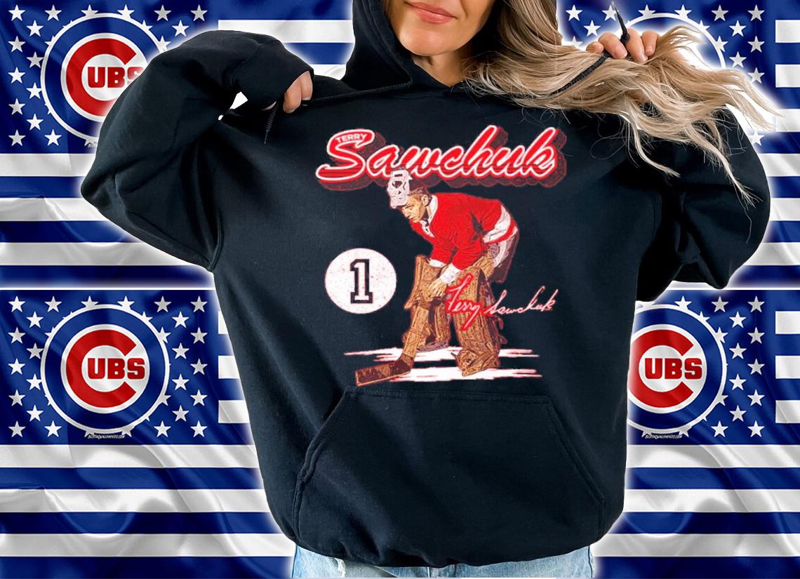 Terry Sawchuk Detroit Hockey Signatures Shirt