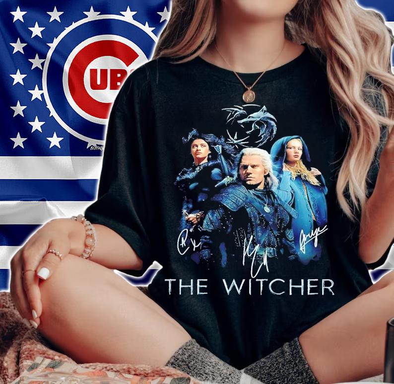 The Witcher Wild Hunt Characters Signatures Shirt