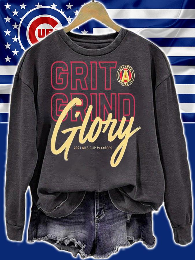 Grit Grind Glory Atlanta United FC 2021 MLS Cup Playoffs Bound Statement Shirt sweatshirt