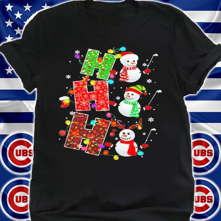 Ho Ho Ho Snowman Christmas Shirt shirt