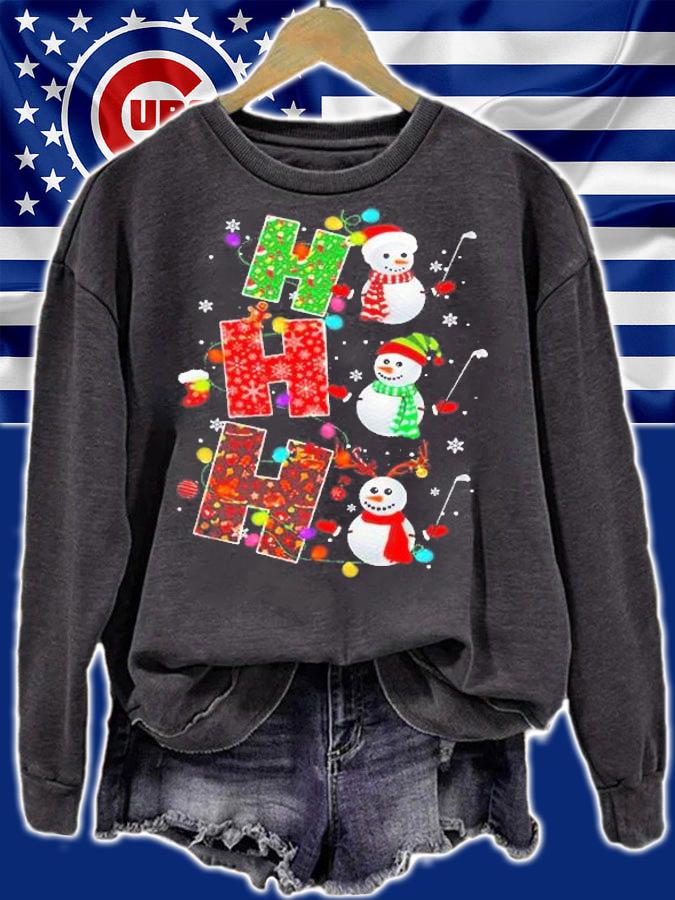 Ho Ho Ho Snowman Christmas Shirt sweatshirt