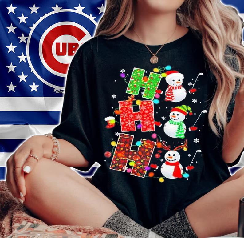 Ho Ho Ho Snowman Christmas Shirt woman shirt
