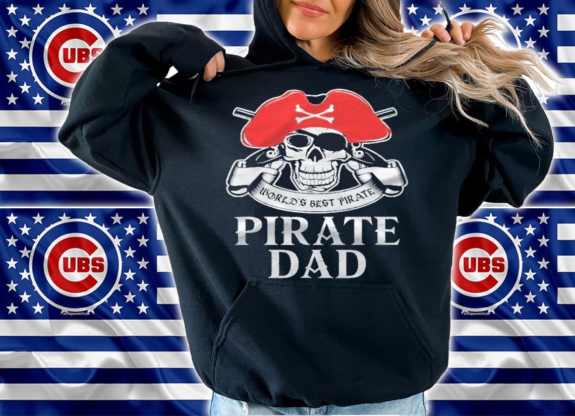 Mens Pirate Dad Shirt Worlds Best Pirate Shirt hoodie