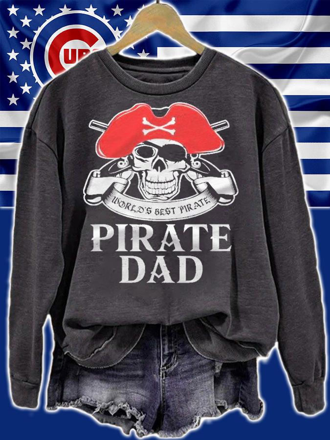 Mens Pirate Dad Shirt Worlds Best Pirate Shirt sweatshirt