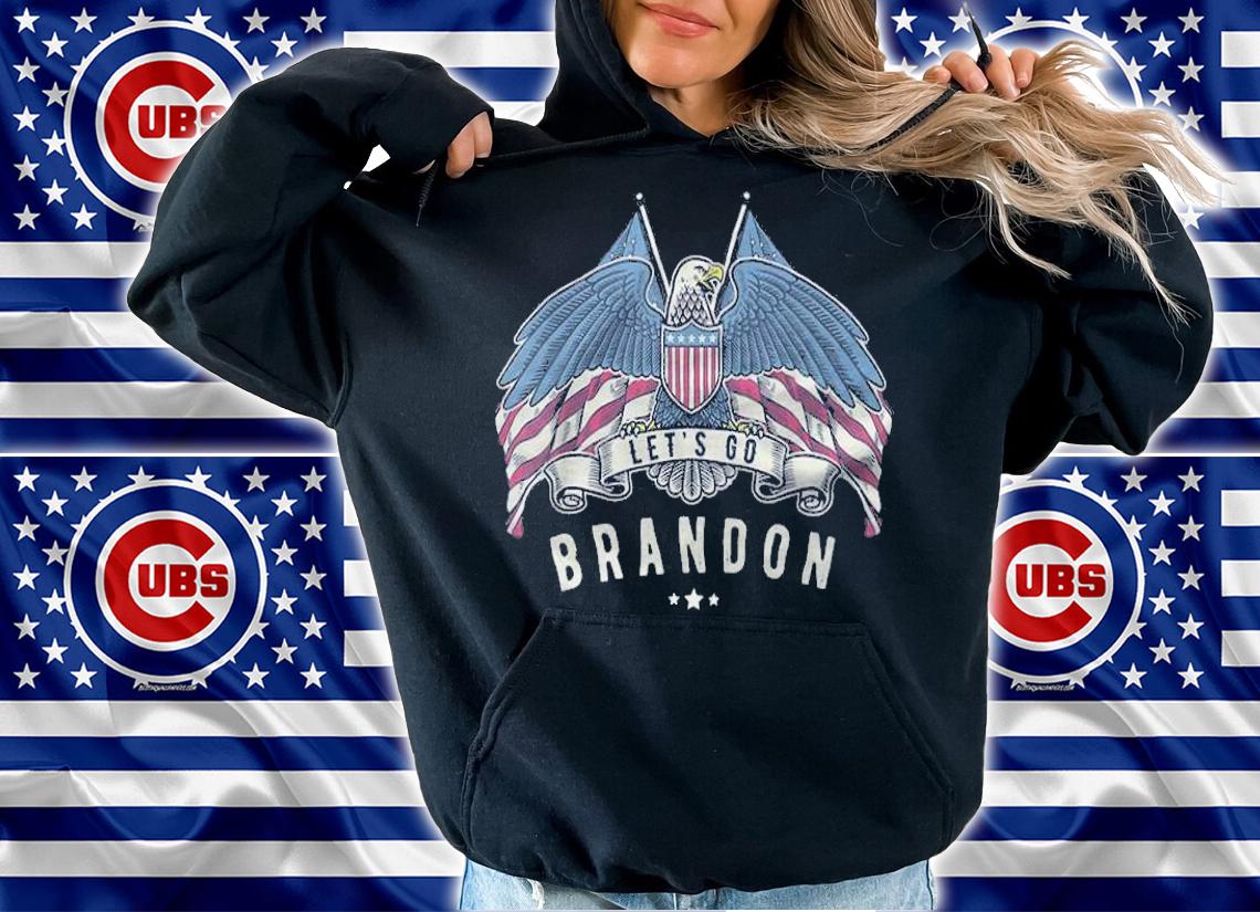 New Design let's Go Brandon Eagle USA Flag Conservative Funny T-Shirt hoodie