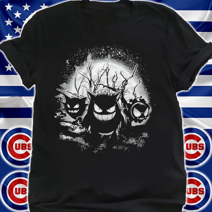 Pokemon Gastly Haunter Gengar moonlight T-shirt shirt