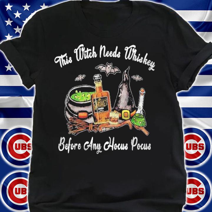 This Witch Needs Whisky Before Any Hocus Halloween Pocus T-shirt