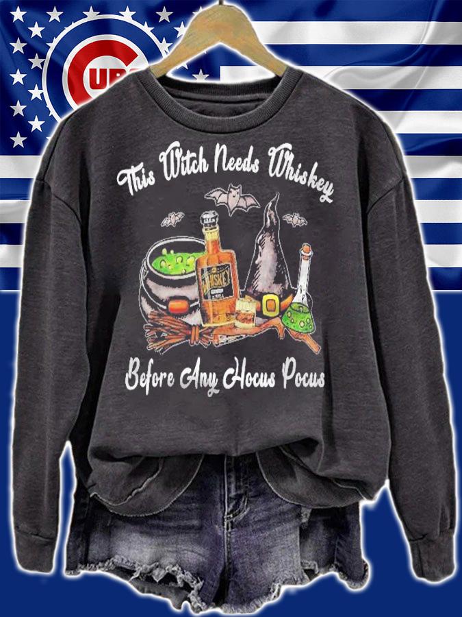 This Witch Needs Whisky Before Any Hocus Halloween Pocus T-shirt