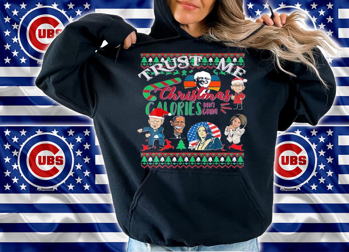 Christmas Biden Fauci Obama Pelosi Fun Democrat Christmas T-Shirt hoodie