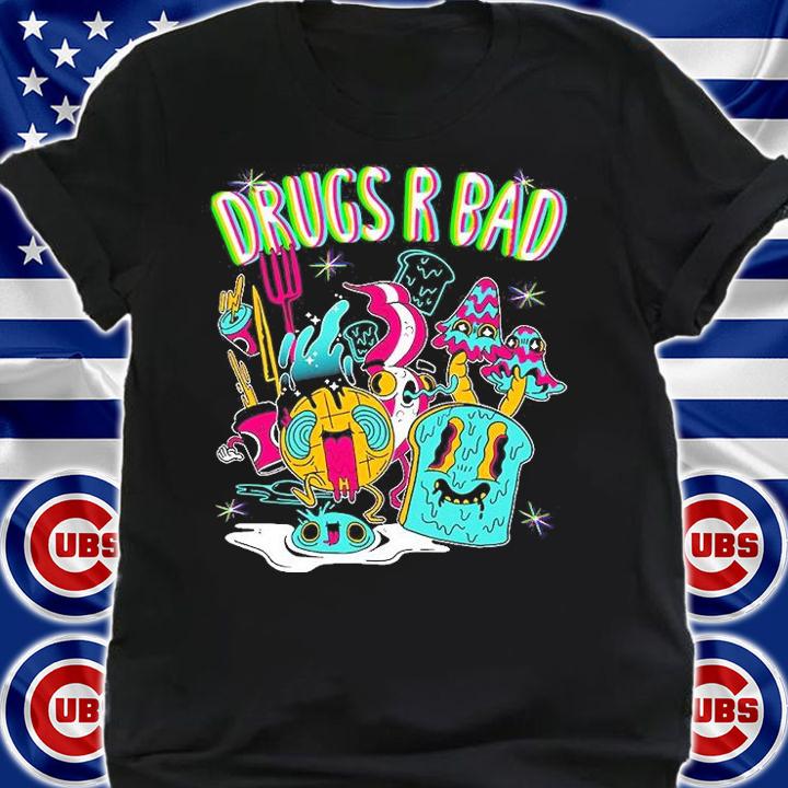 Drugs R Bad Trippy Breakfast T-Shirt