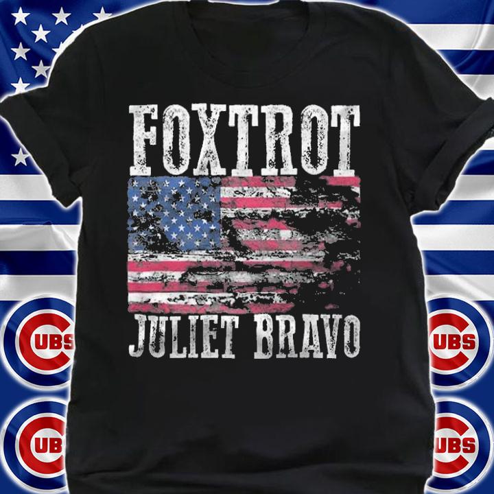 FJB Foxtrot Juliet Bravo Anti Biden USA Flag Vintage T-Shirt