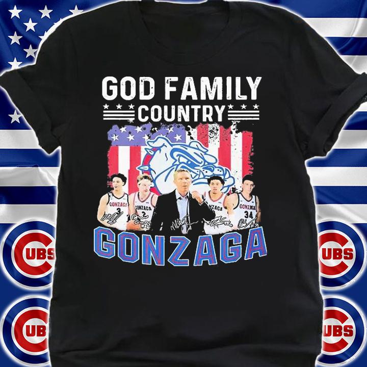 God Family Country Gonzaga Signature T-Shirt shirt
