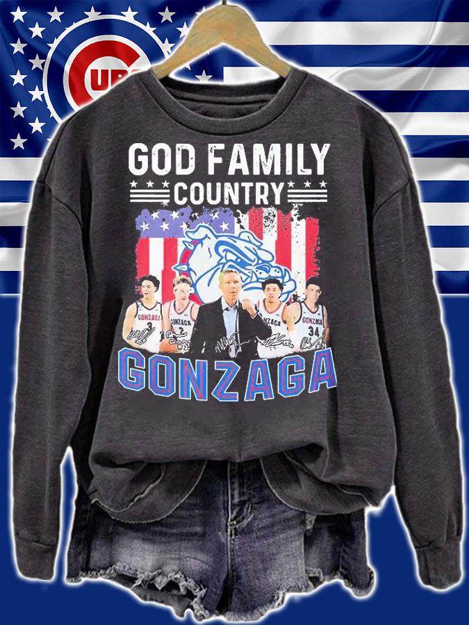 God Family Country Gonzaga Signature T-Shirt sweatshirt