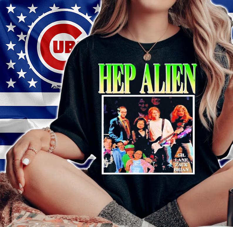 Hep Alien Vintage 90s Bootleg Shirt woman shirt