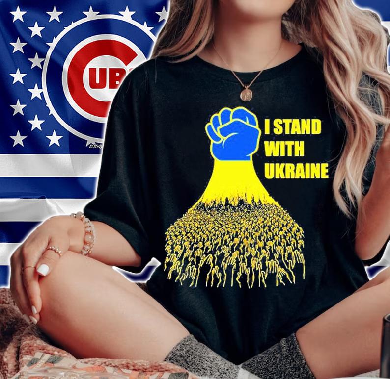 I Stand With Ukraine Support Ukraine Shirt woman shirt
