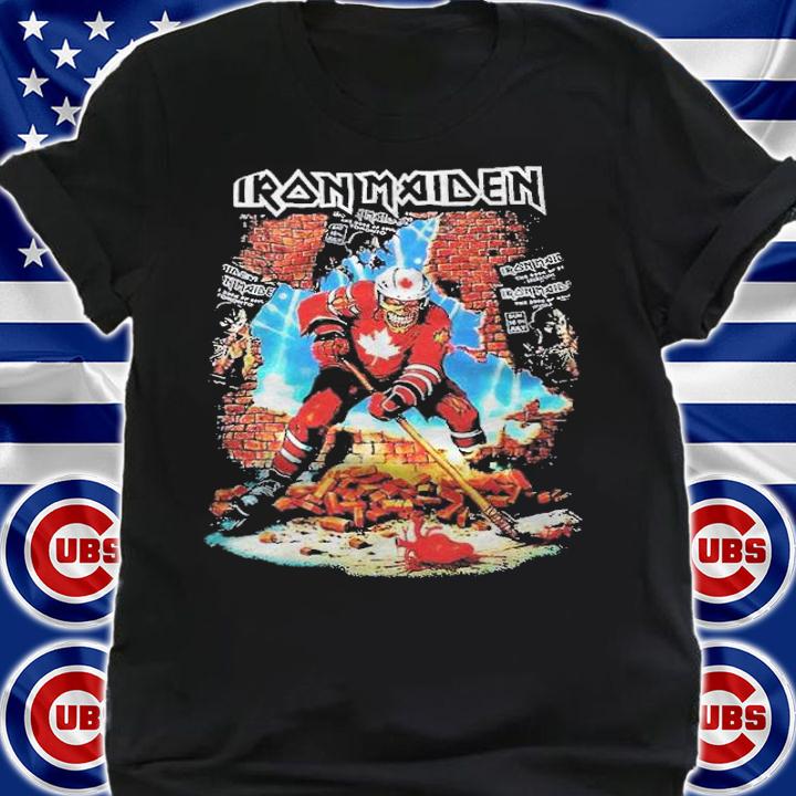 Iron Maiden hockey Canada T-shirt shirt