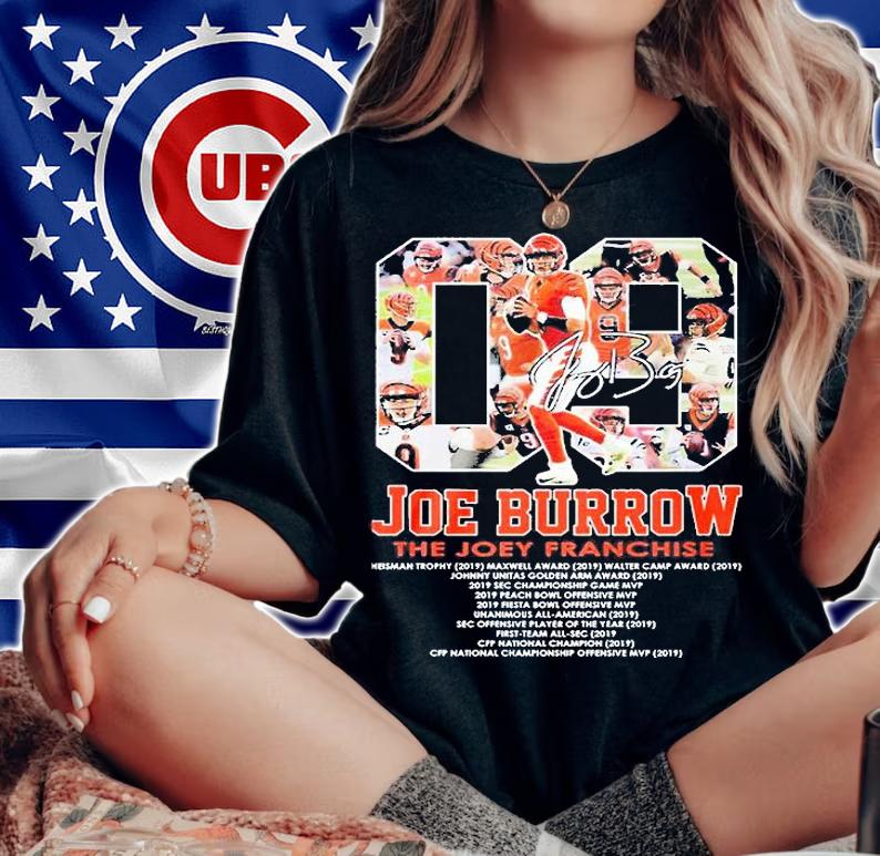 Joe Burrow the Joey Franchise Cincinnati Bengals signature shirt woman shirt