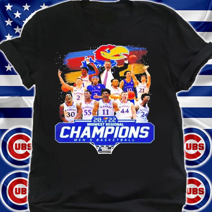 Kansas Jayhawks Champions Final Four March Madness 2022 T-Shirt shirt