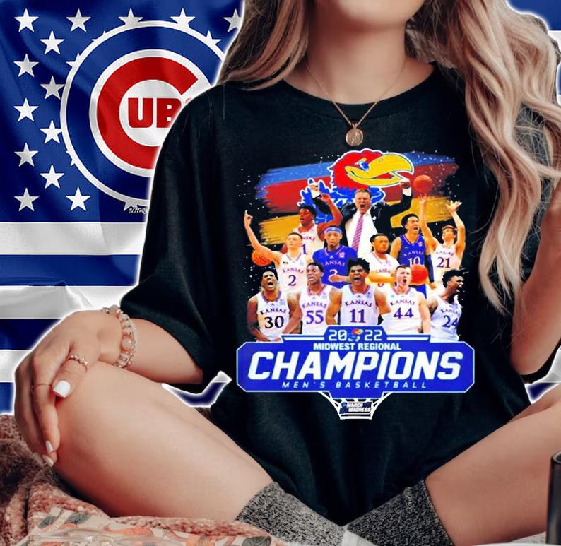 Kansas Jayhawks Champions Final Four March Madness 2022 T-Shirt woman shirt