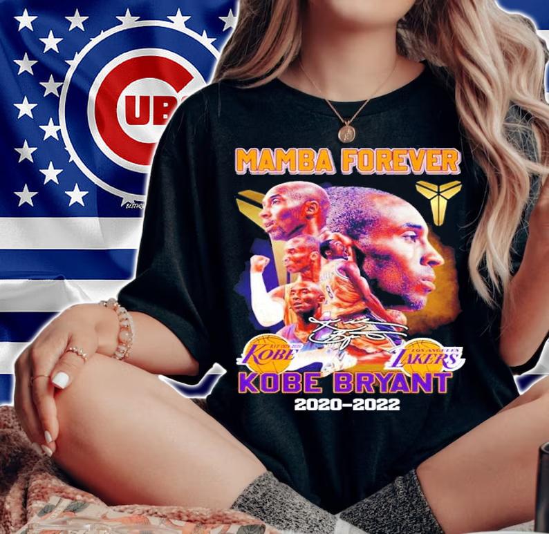 Mamba Forever Kobe Bryant 2020-2022 Signatures Shirt woman shirt