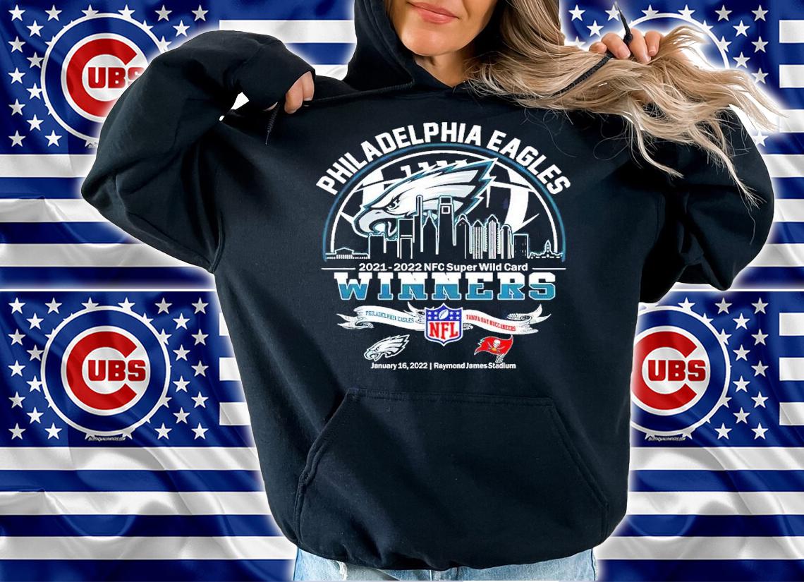 Philadelphia Eagles 20210-2022 NFC Super Wild Card Winner Matchups NFL Philadelphia Eagles Vs Tampa Bay Buccaneers Shirt hoodie