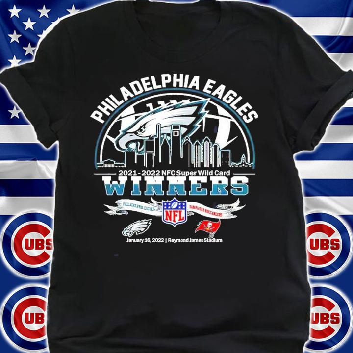 Philadelphia Eagles 20210-2022 NFC Super Wild Card Winner Matchups NFL Philadelphia Eagles Vs Tampa Bay Buccaneers Shirt shirt
