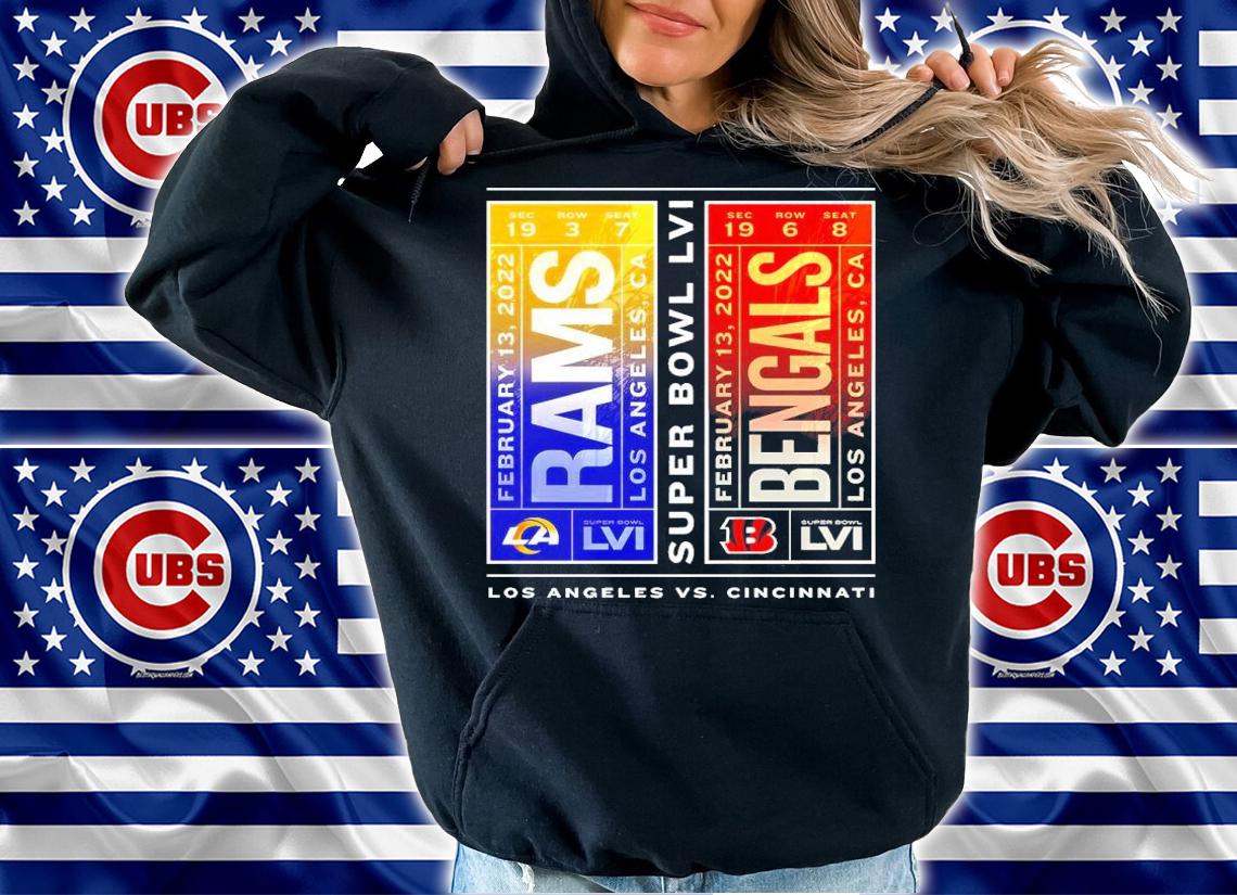 Super Bowl LVI Los Angeles Rams vs Cincinnati Bengals shirt hoodie