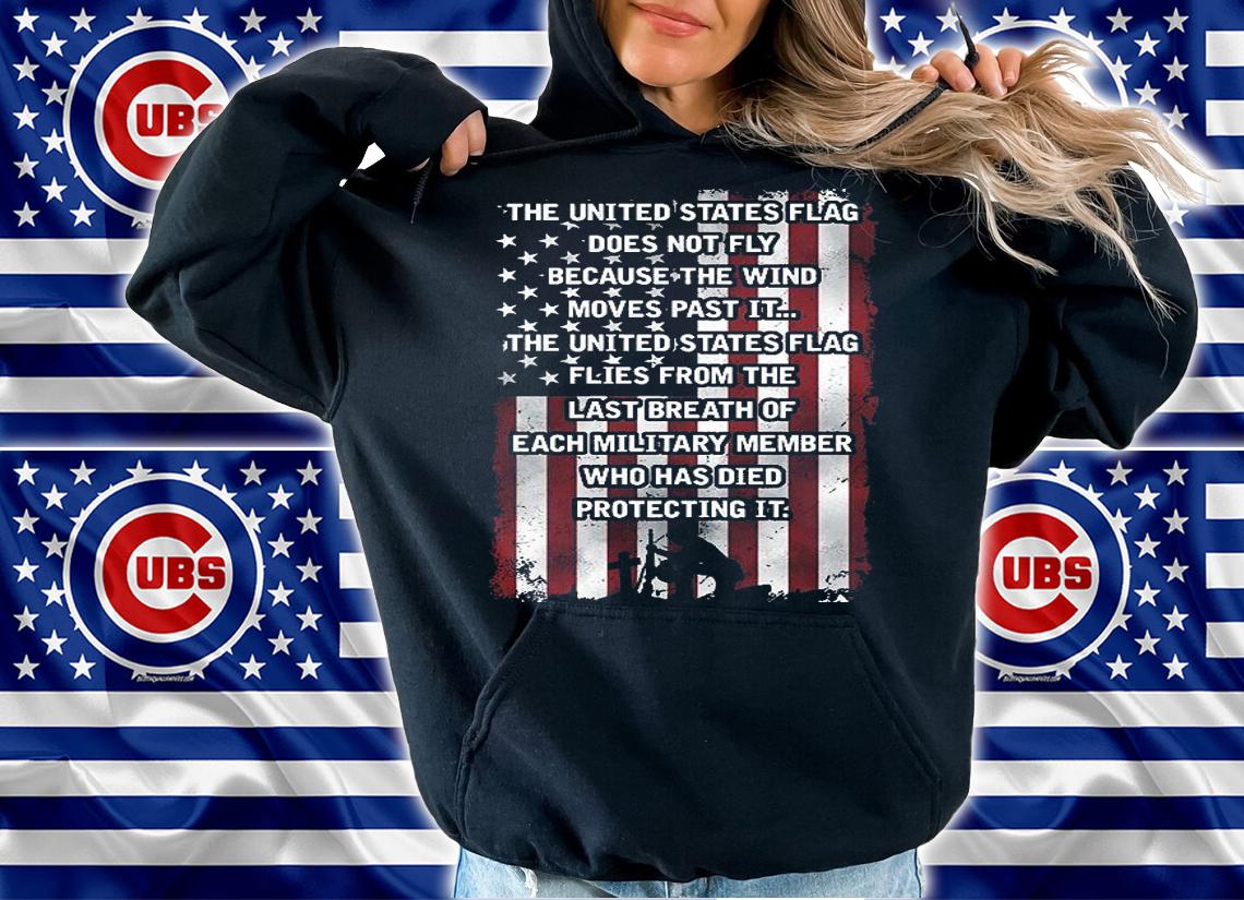 The United States Flag Does Not Fly Because The Wind Moves Past It USA Flag Vintage T-Shirt hoodie