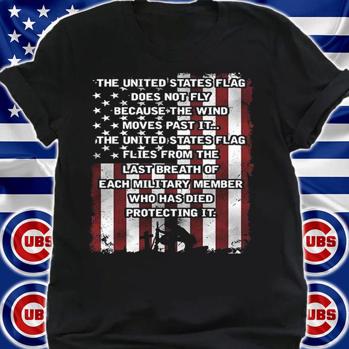 The United States Flag Does Not Fly Because The Wind Moves Past It USA Flag Vintage T-Shirt shirt