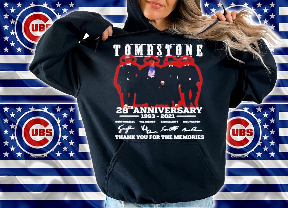 Tombstone 28 Years 1993-2021 Thank You For The Memories t-shirt