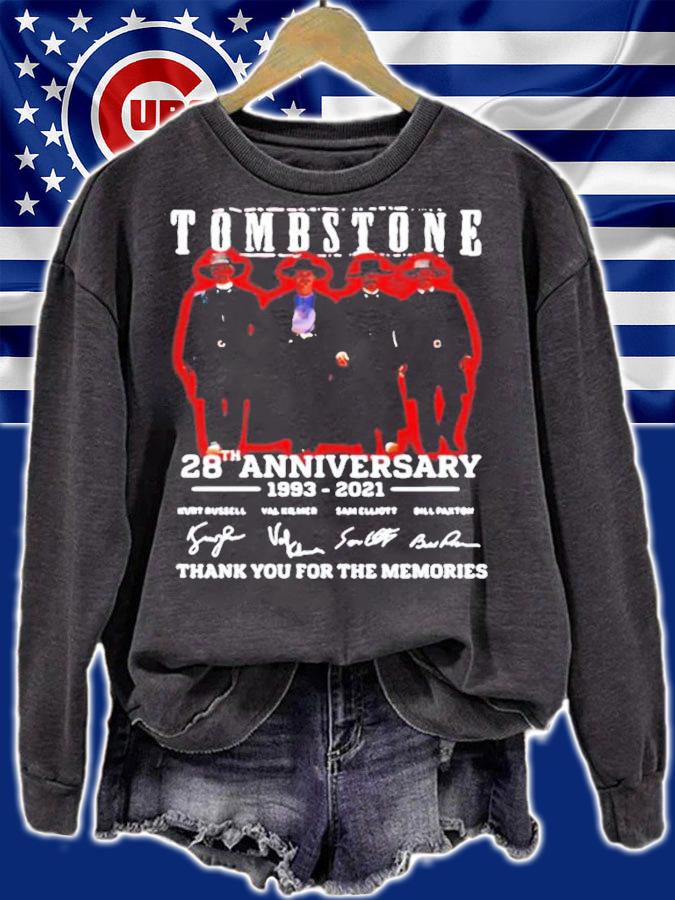 Tombstone 28 Years 1993-2021 Thank You For The Memories t-shirt
