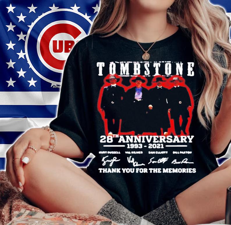 Tombstone 28 Years 1993-2021 Thank You For The Memories t-shirt