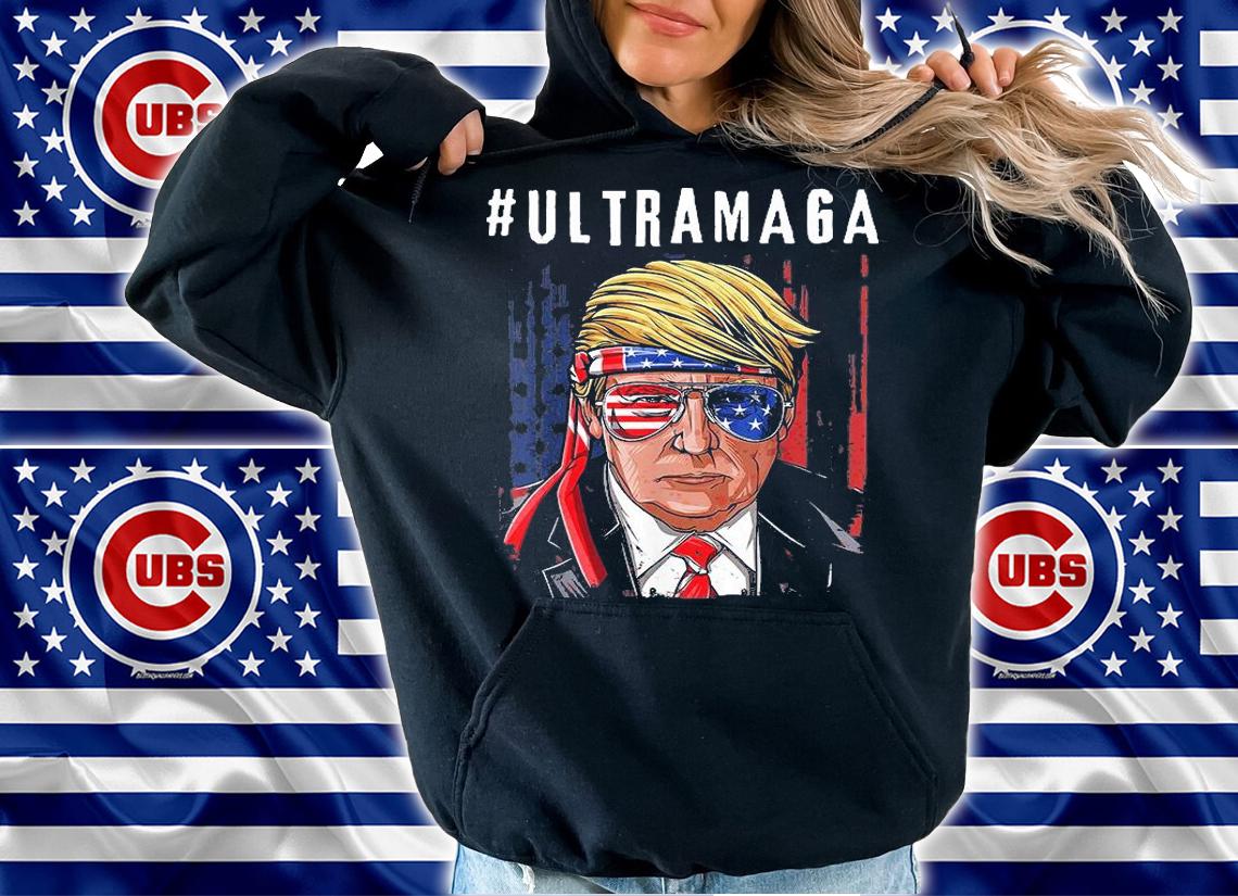 Ultra MAGA Funny Conservative Anti Biden T-Shirt hoodie