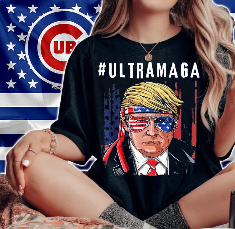 Ultra MAGA Funny Conservative Anti Biden T-Shirt woman shirt