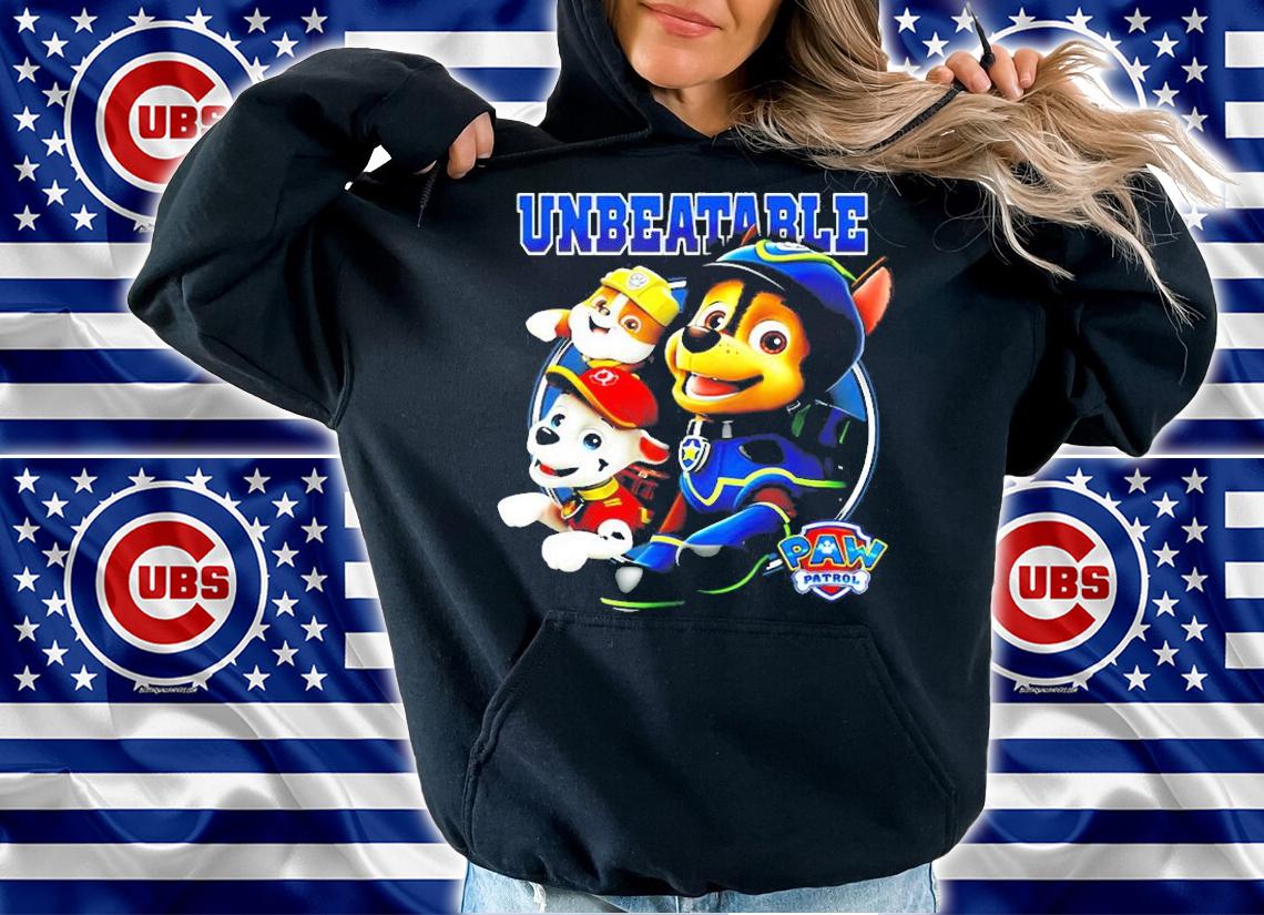 Unbeatable PAW Patrol Print Pattern T-Shirt hoodie