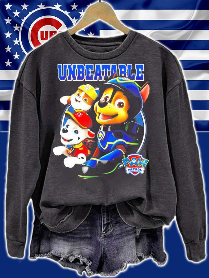 Unbeatable PAW Patrol Print Pattern T-Shirt sweatshirt