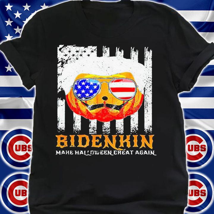 Biden Pumpkin make Halloween great again Bidenkin USA T-shirt shirt
