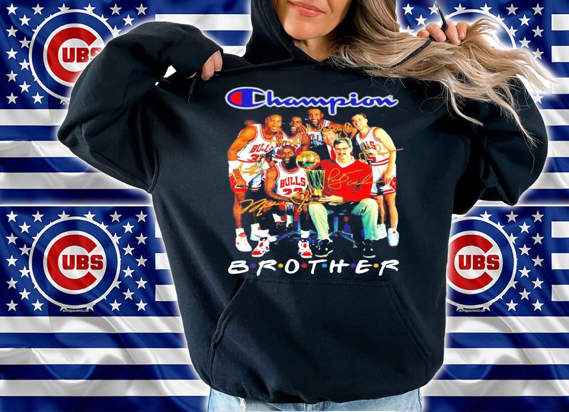 Champions Chicago Bulls Brother signature shirt hoodie