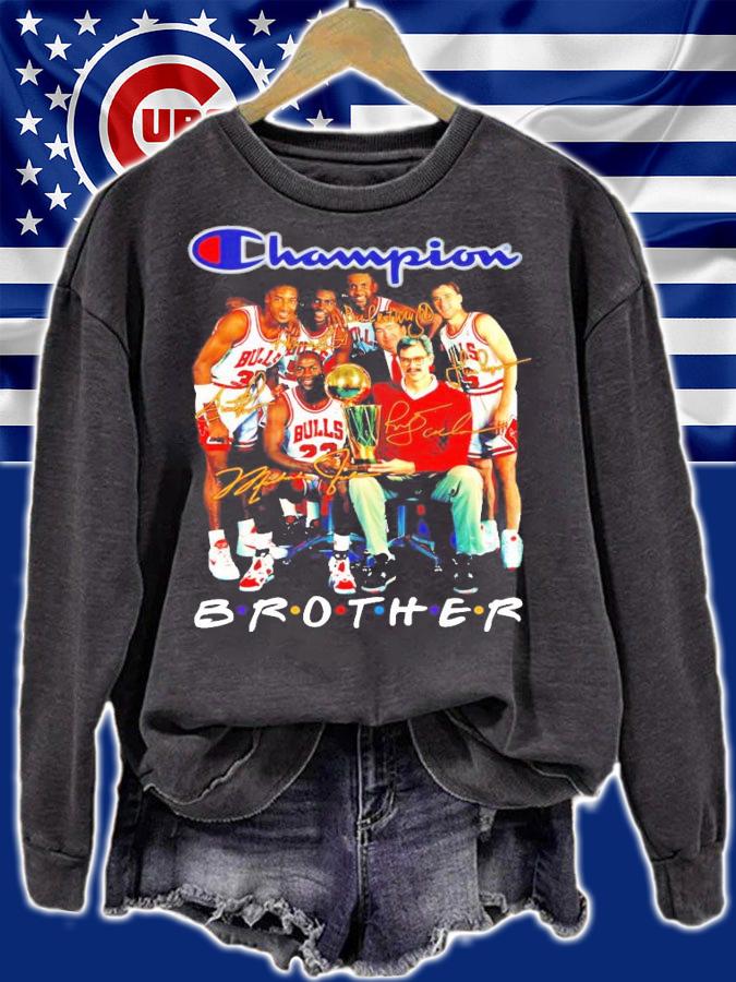Champions Chicago Bulls Brother signature shirt sweatshirt