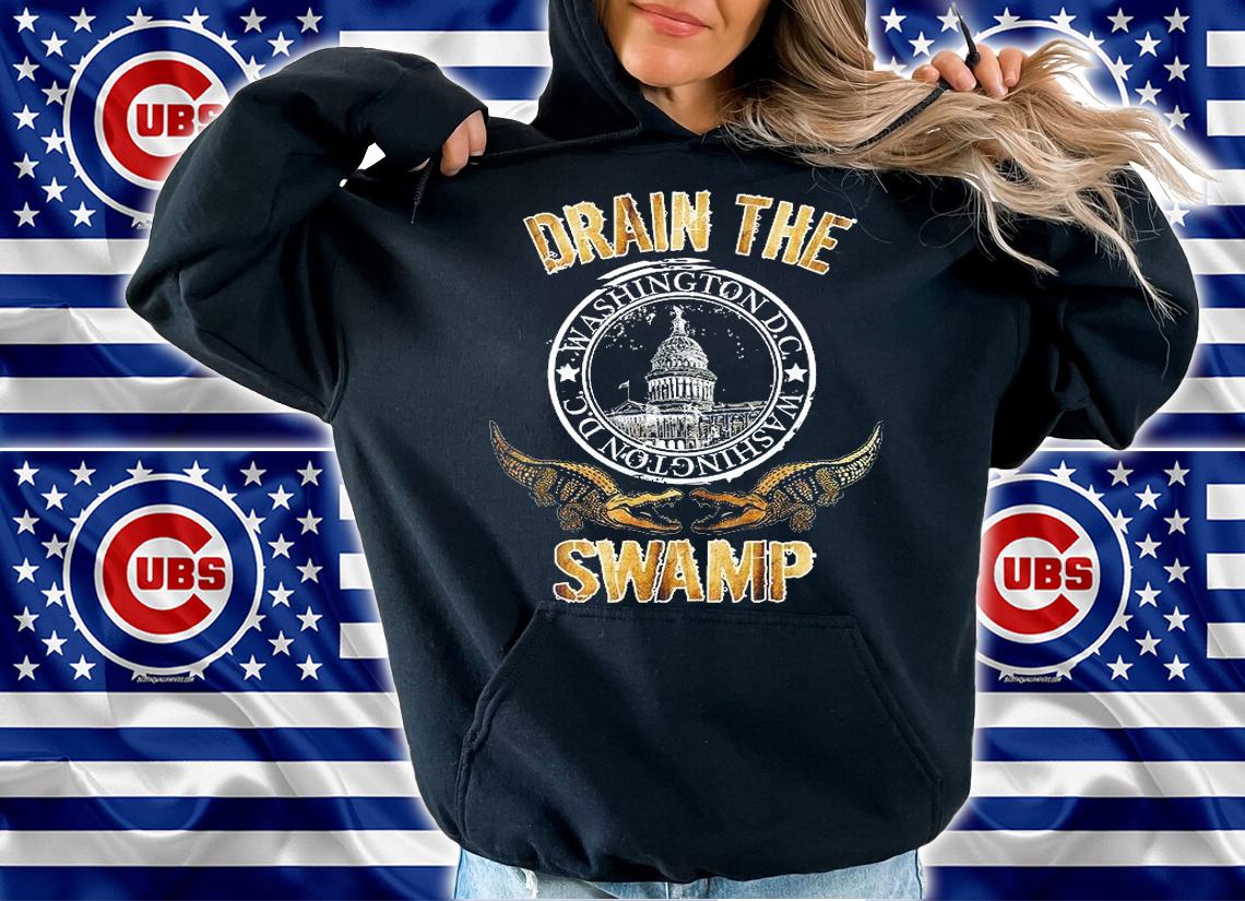 Drain The Swamp Washington DC Alligator Logo Trump T-Shirt
