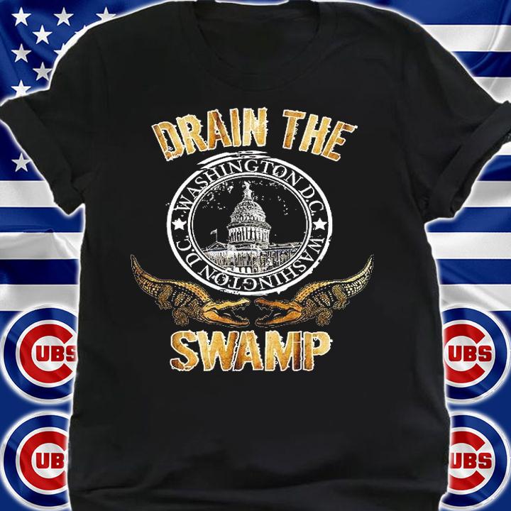 Drain The Swamp Washington DC Alligator Logo Trump T-Shirt