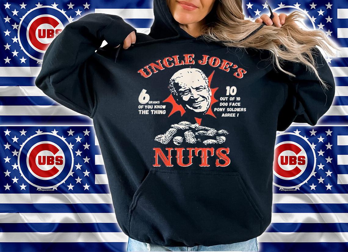 Funny Anti Joe Biden Uncle Joe's Nuts Peanut Parody T-Shirt