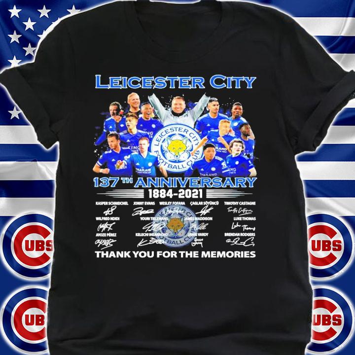 Leicester City 137th anniversary 1884-2021 signature shirt shirt