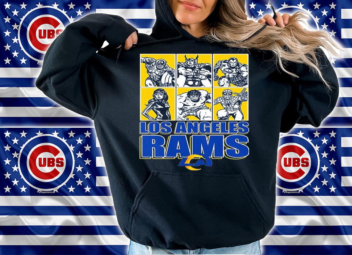 Los Angeles Rams Disney Marvel Avengers Line-Up shirt